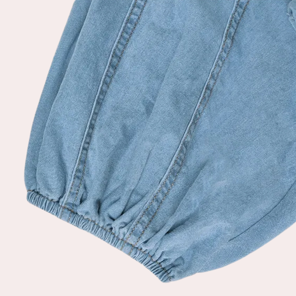 DANNA - Modieuze Denim Coltrui voor Vrouwen